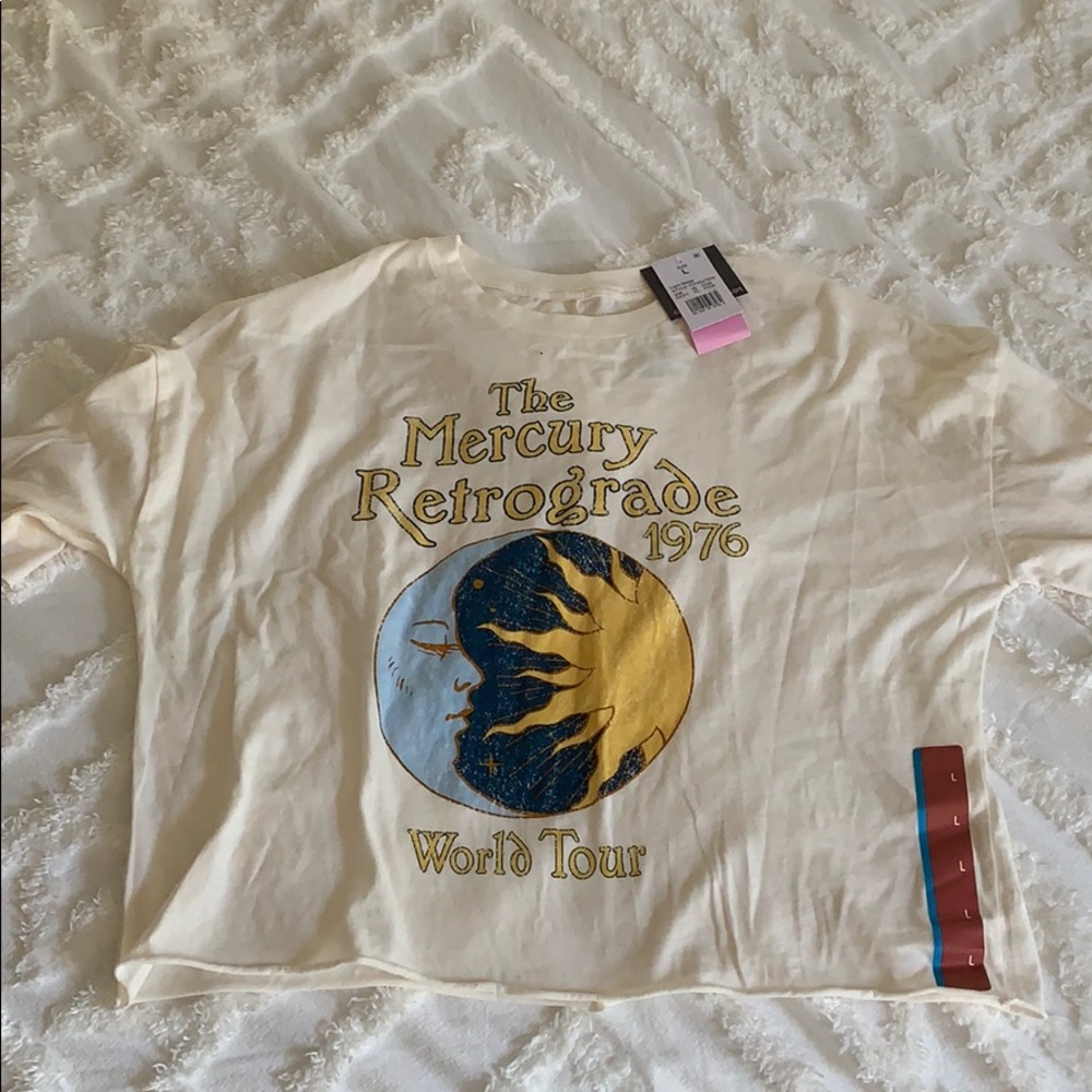 MERCURY RETROGRADE CROPPED TSHIRT